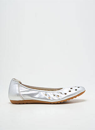 Ballerines matière lisse talon plat jusqu'à 3cm argent SABRINAS femme