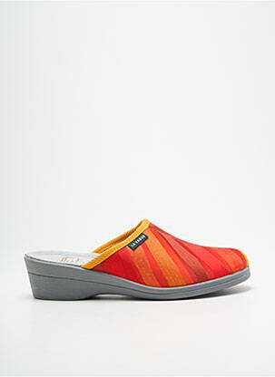 Chaussons/pantoufles voute plantaire talon de 4 à 6cm rouge LA VAGUE femme