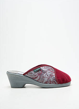 Chaussons/pantoufles bout rond talon de 4 à 6cm violet LA VAGUE femme