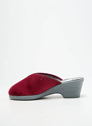 Chaussons/pantoufles bout rond talon de 4 à 6cm violet LA VAGUE femme