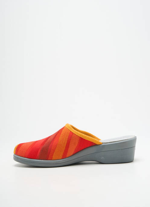 Chaussons/pantoufles voute plantaire talon de 4 à 6cm rouge LA VAGUE femme