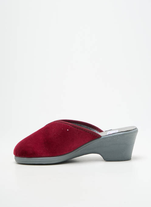 Chaussons/pantoufles bout rond talon de 4 à 6cm violet LA VAGUE femme