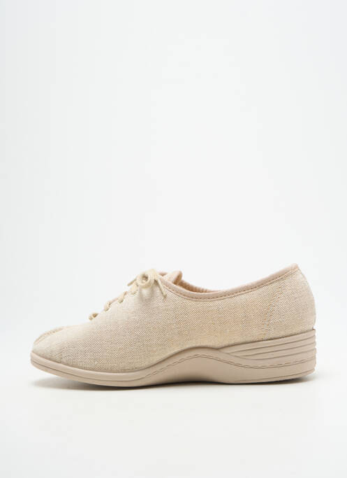 Chaussons/Pantoufles beige LA VAGUE femme