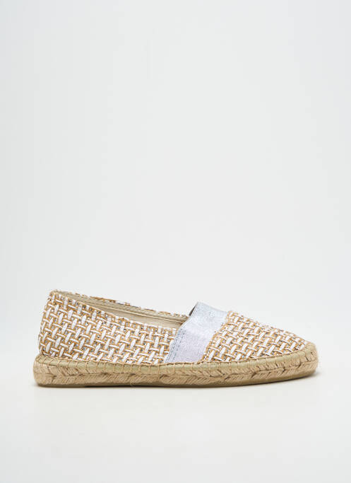 Espadrilles argent SANTAFE femme