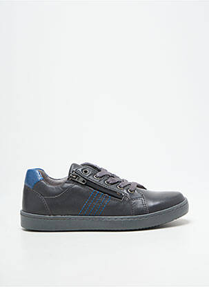 Baskets semelle amovible bout rond bleu BELLAMY garçon
