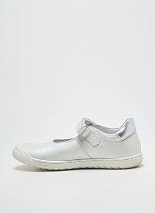Ballerines semelle amovible bout rond argent BELLAMY fille