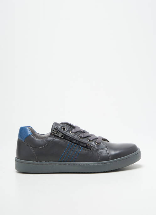 Baskets semelle amovible bout rond bleu BELLAMY garcon