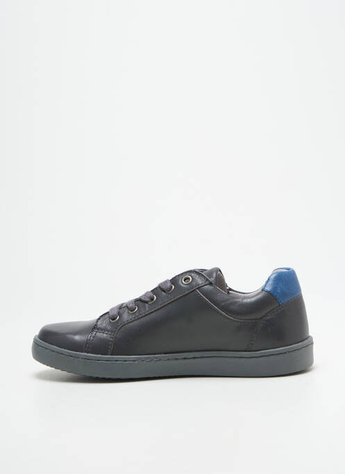 Baskets semelle amovible bout rond bleu BELLAMY garcon