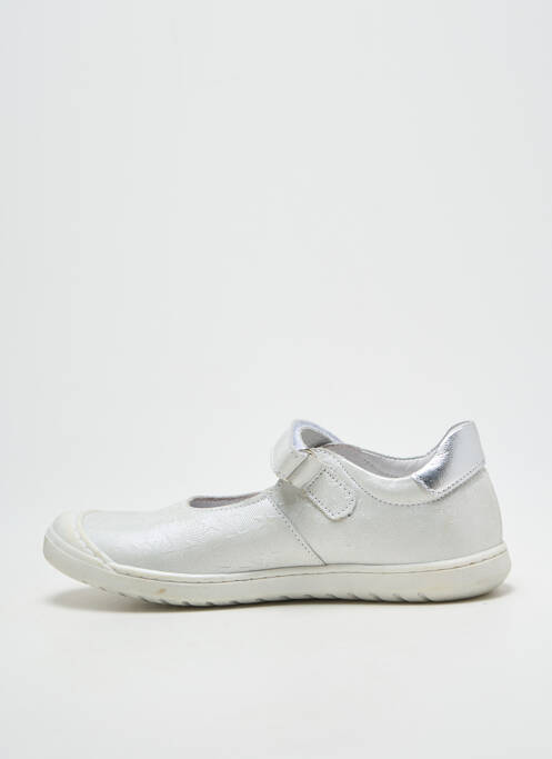 Ballerines semelle amovible bout rond argent BELLAMY fille