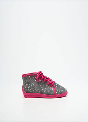 Chaussons/pantoufles bout rond bout rond rose BELLAMY fille