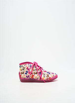Chaussons/pantoufles voute plantaire bout rond rose BELLAMY fille