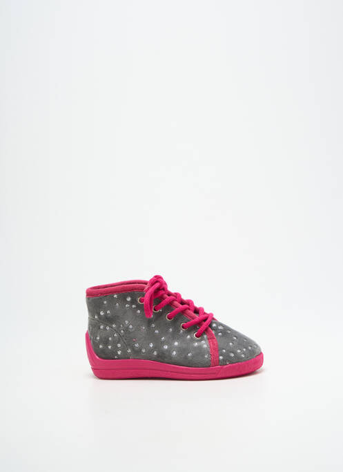 Chaussons/pantoufles bout rond bout rond rose BELLAMY fille