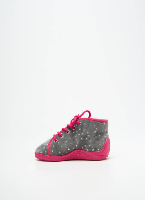 Chaussons/pantoufles bout rond bout rond rose BELLAMY fille