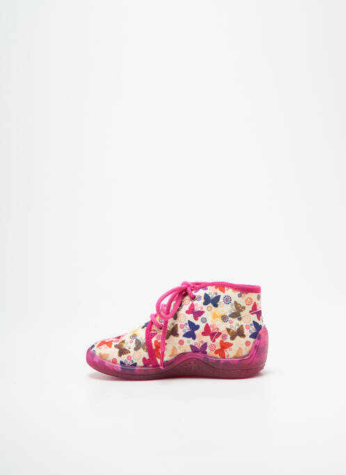 Chaussons/pantoufles voute plantaire bout rond rose BELLAMY fille