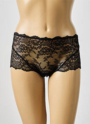 Shorty effet matière satinée noir MARIE JO femme