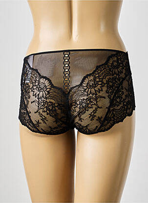 Shorty effet matière satinée noir MARIE JO femme