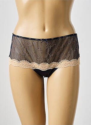 Culotte effet matière satinée noir MARIE JO femme