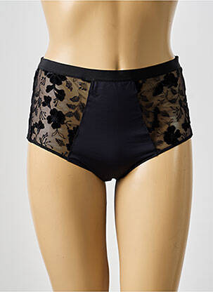 Culotte tissage satiné noir MARIE JO femme