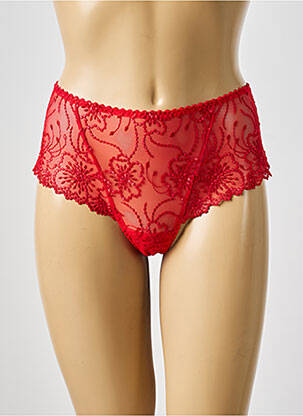 Culotte effet matière satinée rouge MARIE JO femme