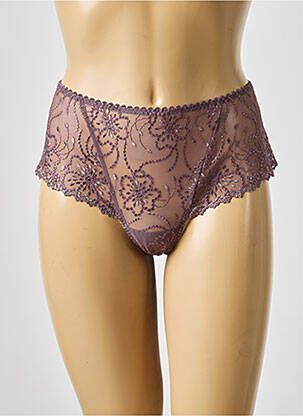 Culotte effet matière satinée violet MARIE JO femme