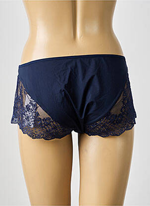 Shorty tissage satiné bleu MARIE JO femme