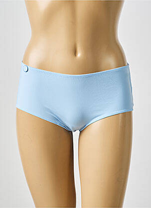 Shorty tissage satiné bleu MARIE JO femme