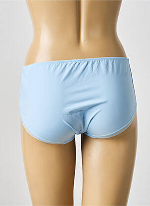 Shorty tissage satiné bleu MARIE JO femme