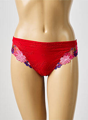 Culotte tissage satiné rouge MARIE JO femme
