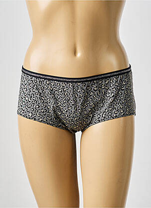 Shorty effet matière satinée gris MARIE JO femme