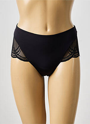 Culotte tissage satiné noir MARIE JO femme