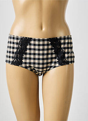 Shorty effet matière satinée noir MARIE JO femme