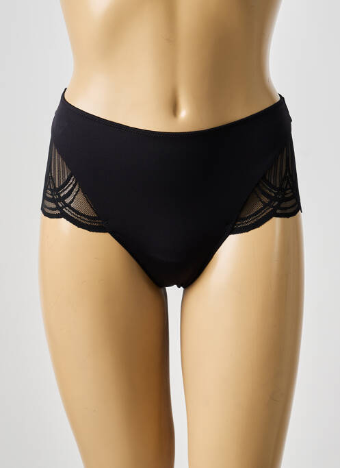 Culotte tissage satiné noir MARIE JO femme