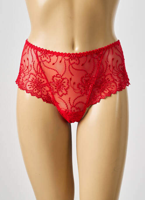 Culotte effet matière satinée rouge MARIE JO femme