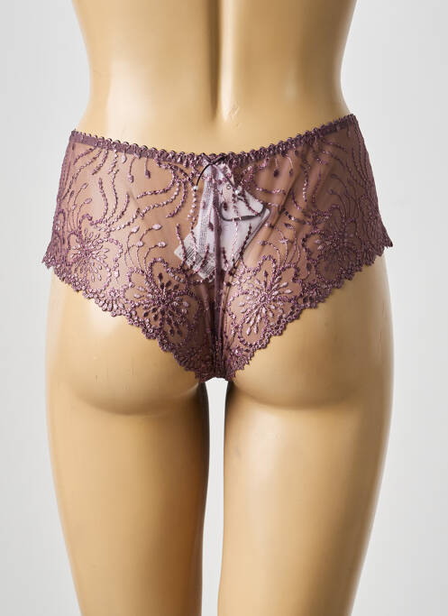 Culotte effet matière satinée violet MARIE JO femme