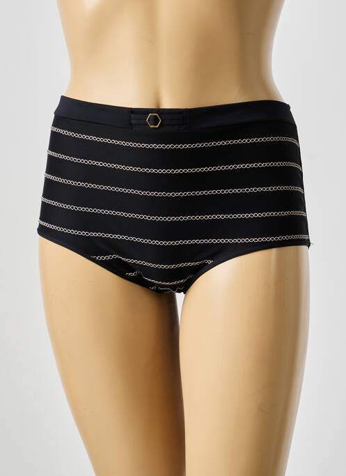 Culotte effet matière satinée noir MARIE JO femme