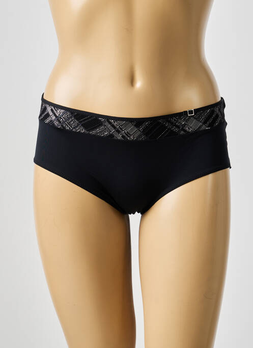Culotte effet matière satinée noir MARIE JO femme