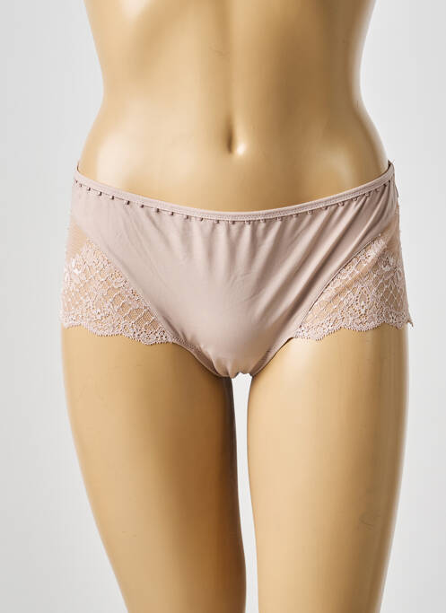 Shorty tissage satiné rose MARIE JO femme