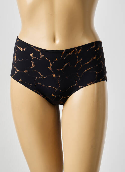Culotte tissage satiné noir MARIE JO femme