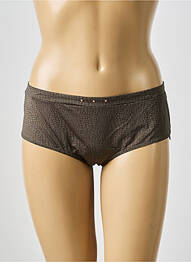 Shorty tissage satiné vert MARIE JO femme