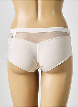 Shorty tissage satiné beige MARIE JO femme