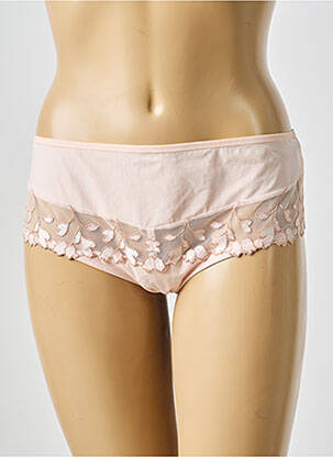 Shorty tissage satiné rose MARIE JO femme