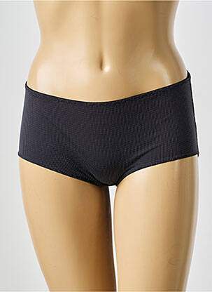 Shorty tissage satiné noir MARIE JO femme