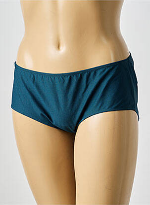Shorty tissage satiné vert MARIE JO femme