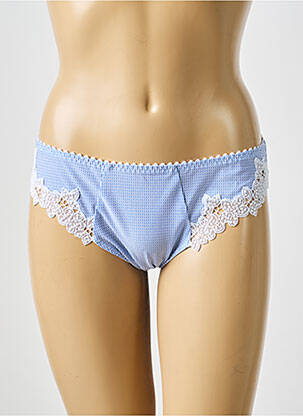 Culotte tissage satiné bleu MARIE JO femme
