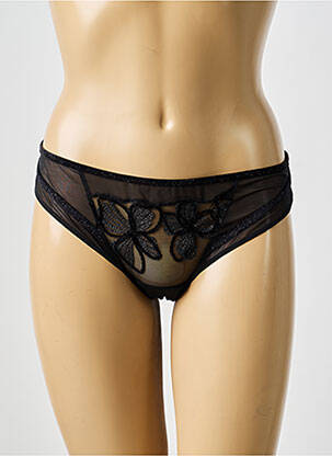 Culotte effet matière satinée noir MARIE JO femme