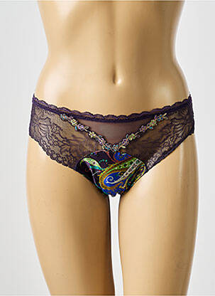 Culotte tissage satiné violet LISE CHARMEL femme