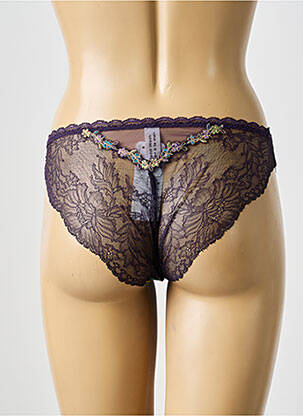 Culotte tissage satiné violet LISE CHARMEL femme