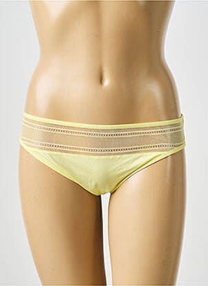 Culotte tissage satiné jaune MARIE JO femme