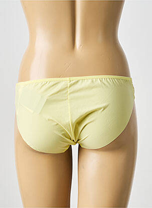Culotte tissage satiné jaune MARIE JO femme