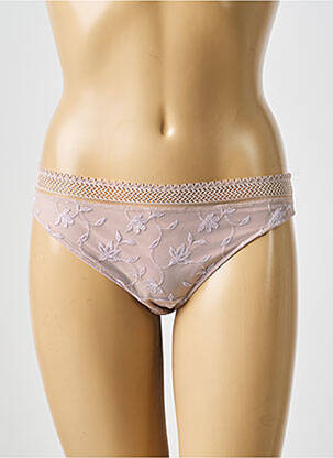 Culotte tissage satiné rose MARIE JO femme